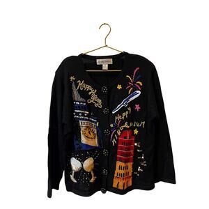 Vintage 2000’s New Year Glam Cardigan